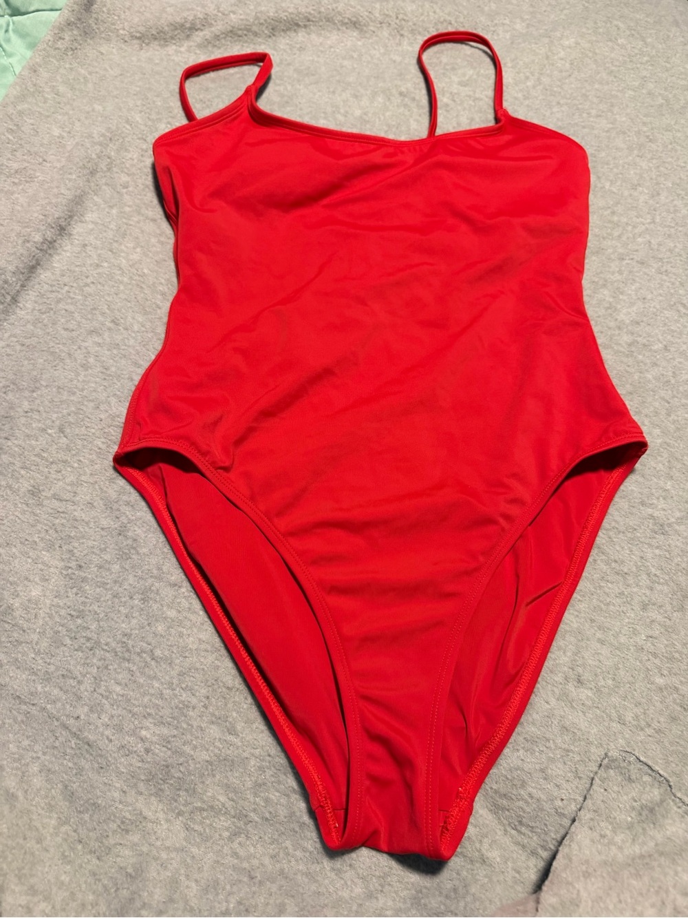 Classic Red One-Piece Swimsuit for women